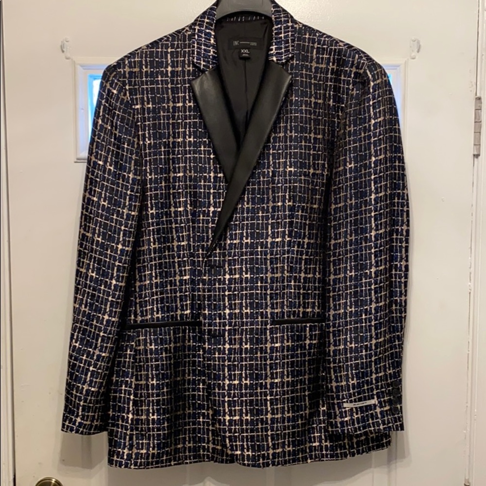 INC rare party jacket gold